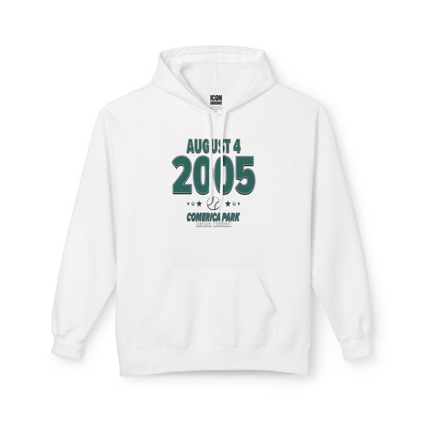 Seattle Baseball – August 4, 2005 – Hoodie (Black & White)