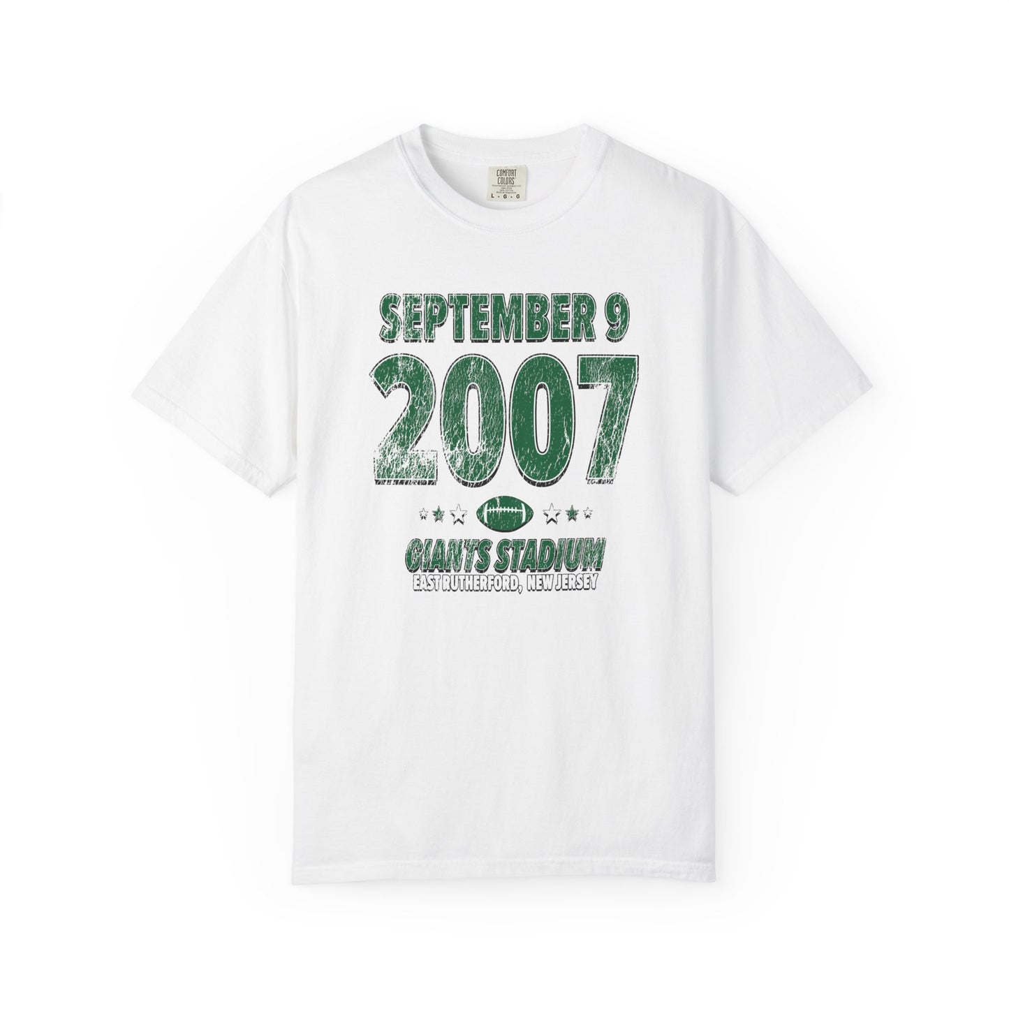 New York Football – September 9, 2007 – Comfort Colors (Black & White)