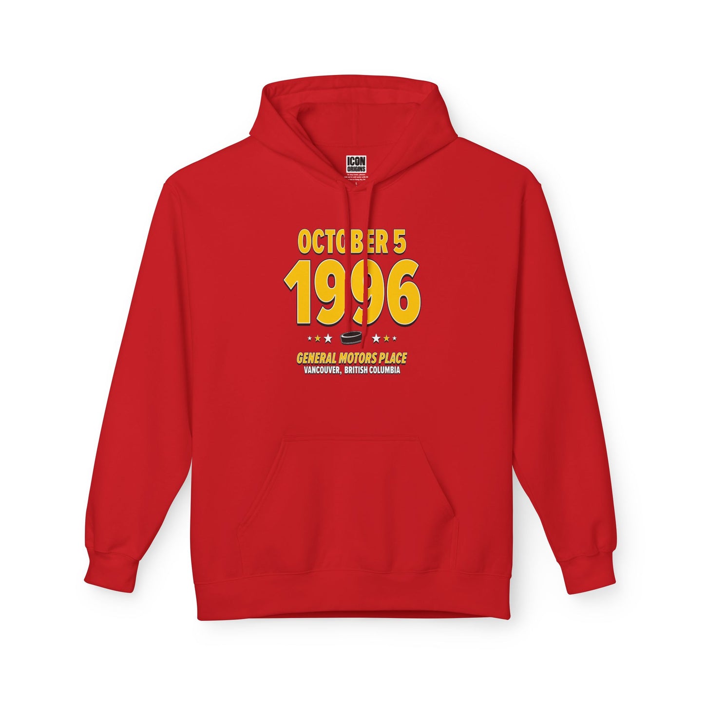 Calgary Hockey – October 5, 1996 – Hoodie