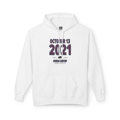 Anaheim Hockey – October 13, 2021 – Hoodie (Black & White)