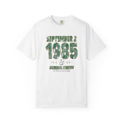 Oakland Baseball – September 2, 1985 – Comfort Colors (Black & White)
