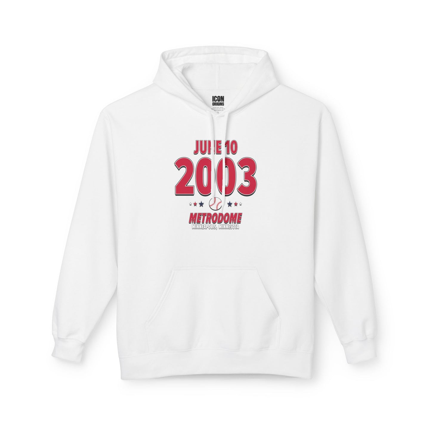 Minnesota Baseball – June 10, 2003 – Hoodie (Black & White)