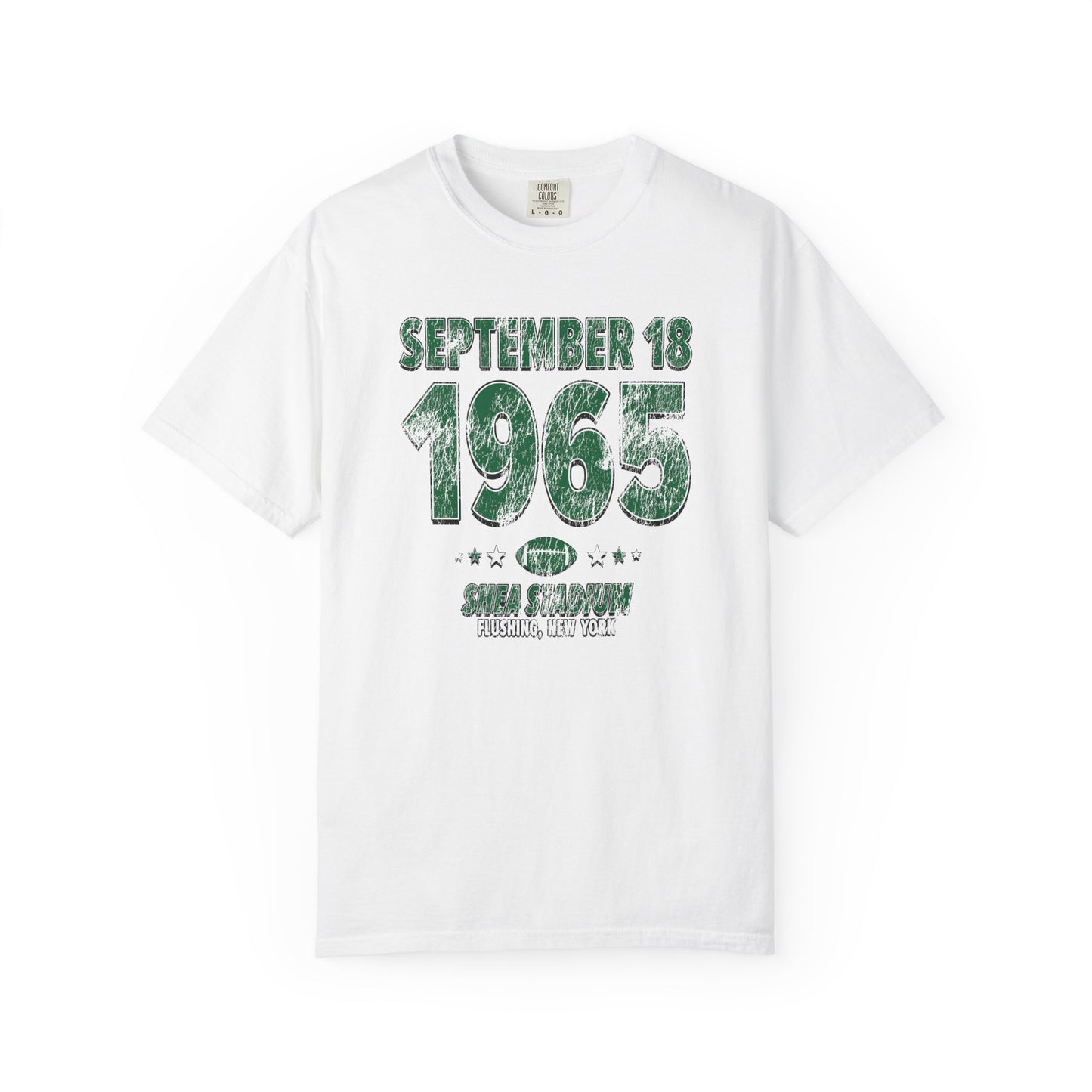 New York Football – September 18, 1965 – Comfort Colors (Black & White)