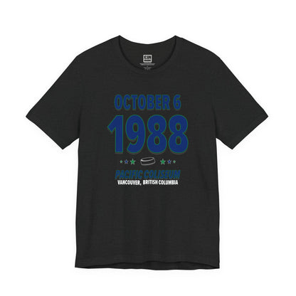 Vancouver Hockey – October 6, 1988 – Origin Tee (Black & White)