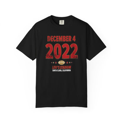 San Francisco Football – December 4, 2022 – Comfort Colors (Black & White)