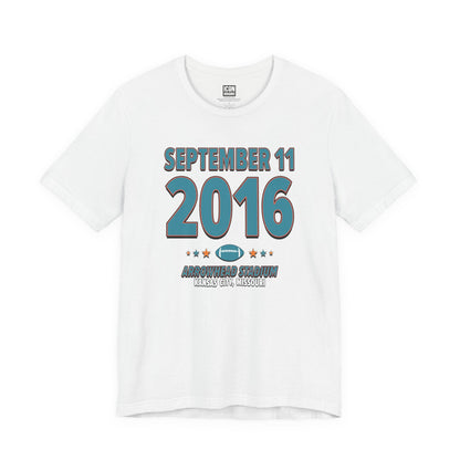 Miami Football – September 11, 2016 – Origin Tee (Black & White)