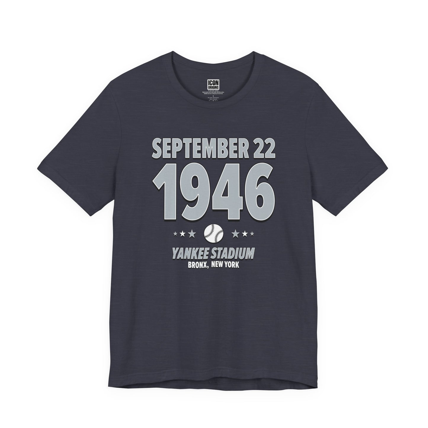 New York Baseball – September 22, 1946 – Origin Tee