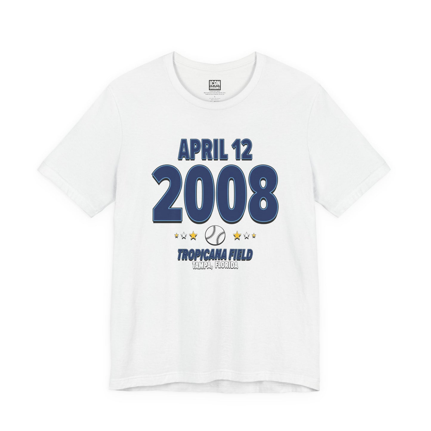 Tampa Bay Baseball – April 12, 2008 – Origin Tee (Black & White)