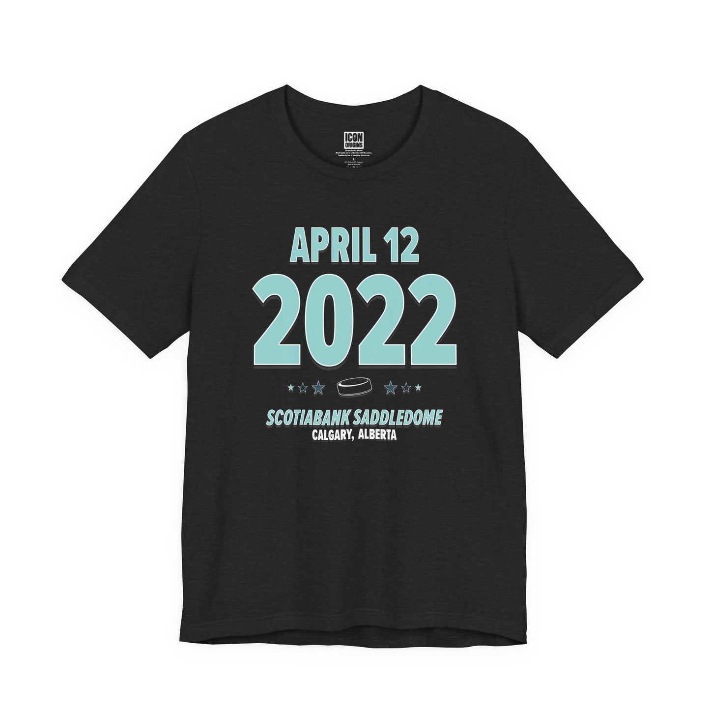 Seattle Hockey – April 12, 2022 – Origin Tee (Black & White)