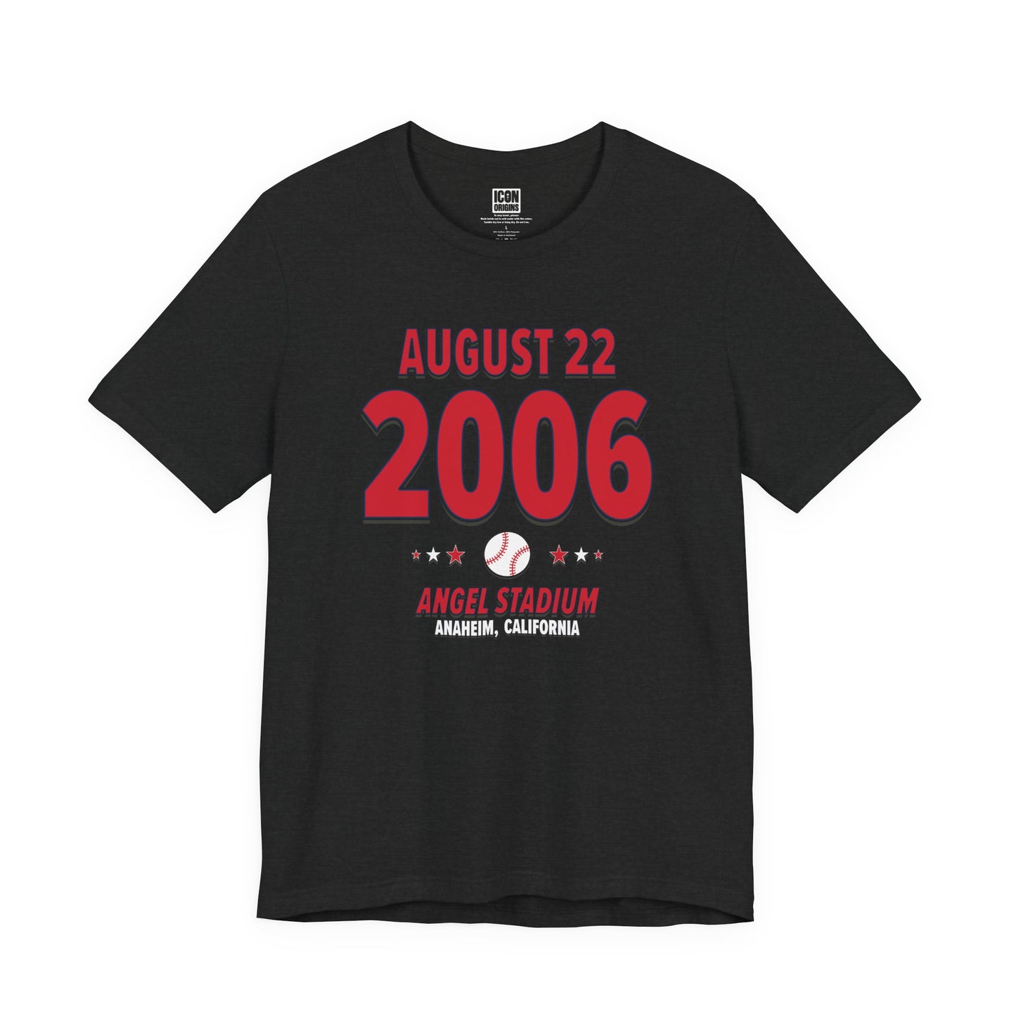 Boston Baseball – August 22, 2006 – Origin Tee (Black & White)