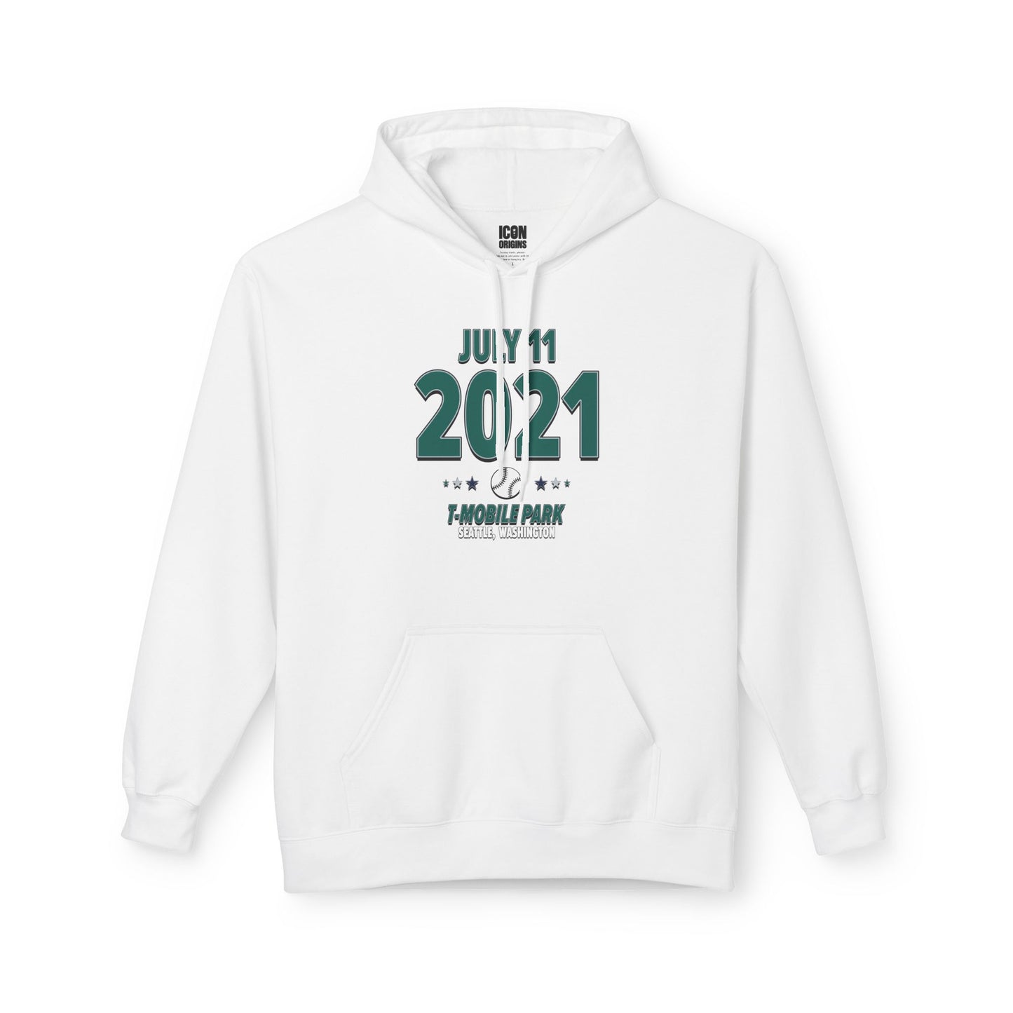 Seattle Baseball – July 11, 2021 – Hoodie (Black & White)