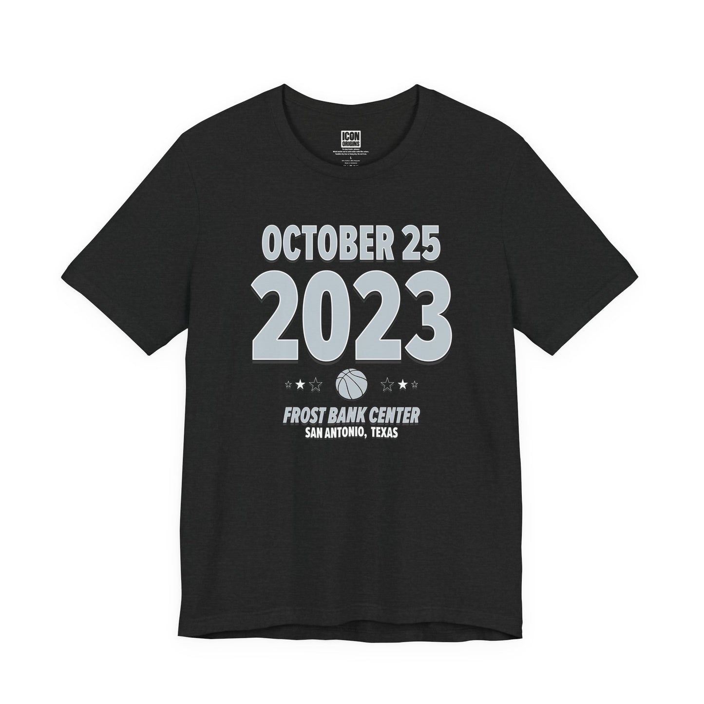 San Antonio Basketball – October 25, 2023 – Origin Tee (Black & White)