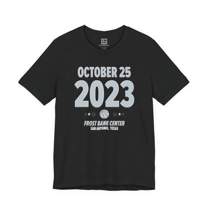 San Antonio Basketball – October 25, 2023 – Origin Tee (Black & White)