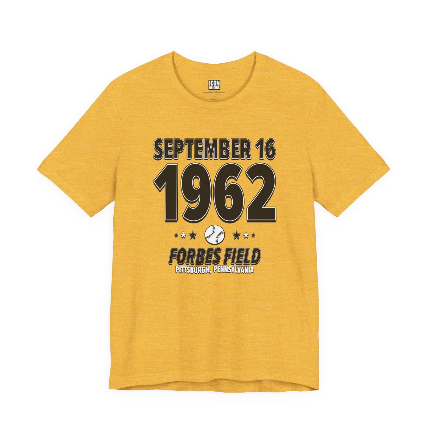 Pittsburgh Baseball – September 16, 1962 – Origin Tee