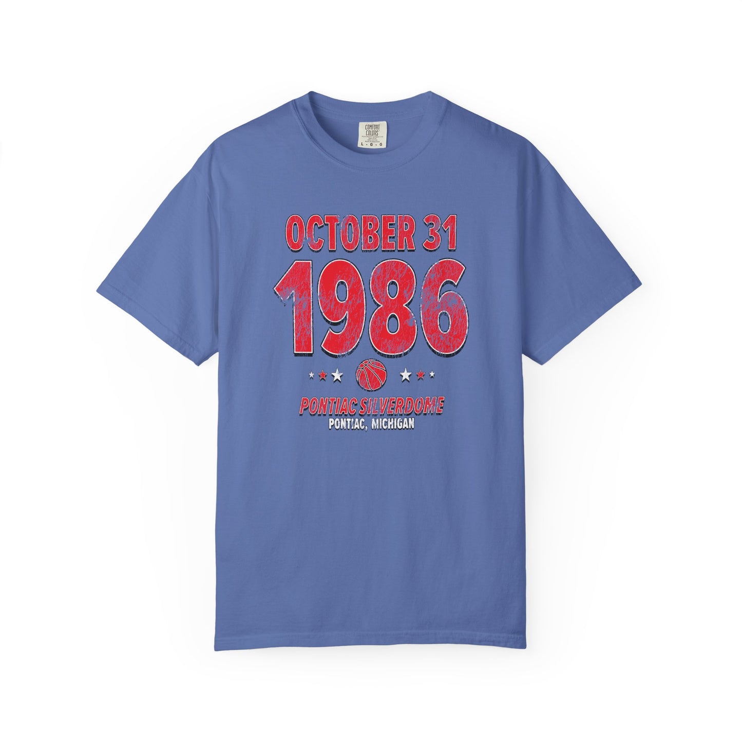 Detroit Basketball – October 31, 1986 – Comfort Colors