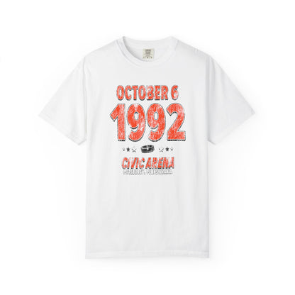 Philadelphia Hockey – October 6, 1992 – Comfort Colors (Black & White)