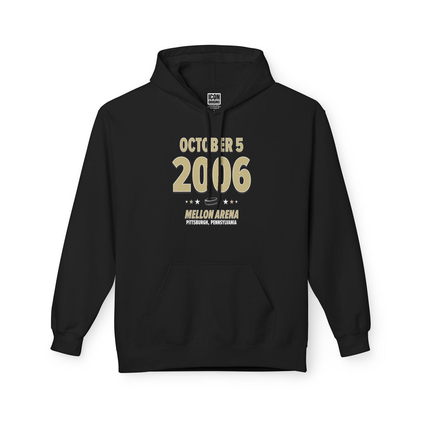 Pittsburgh Hockey – October 5, 2006 – Hoodie (Black & White)