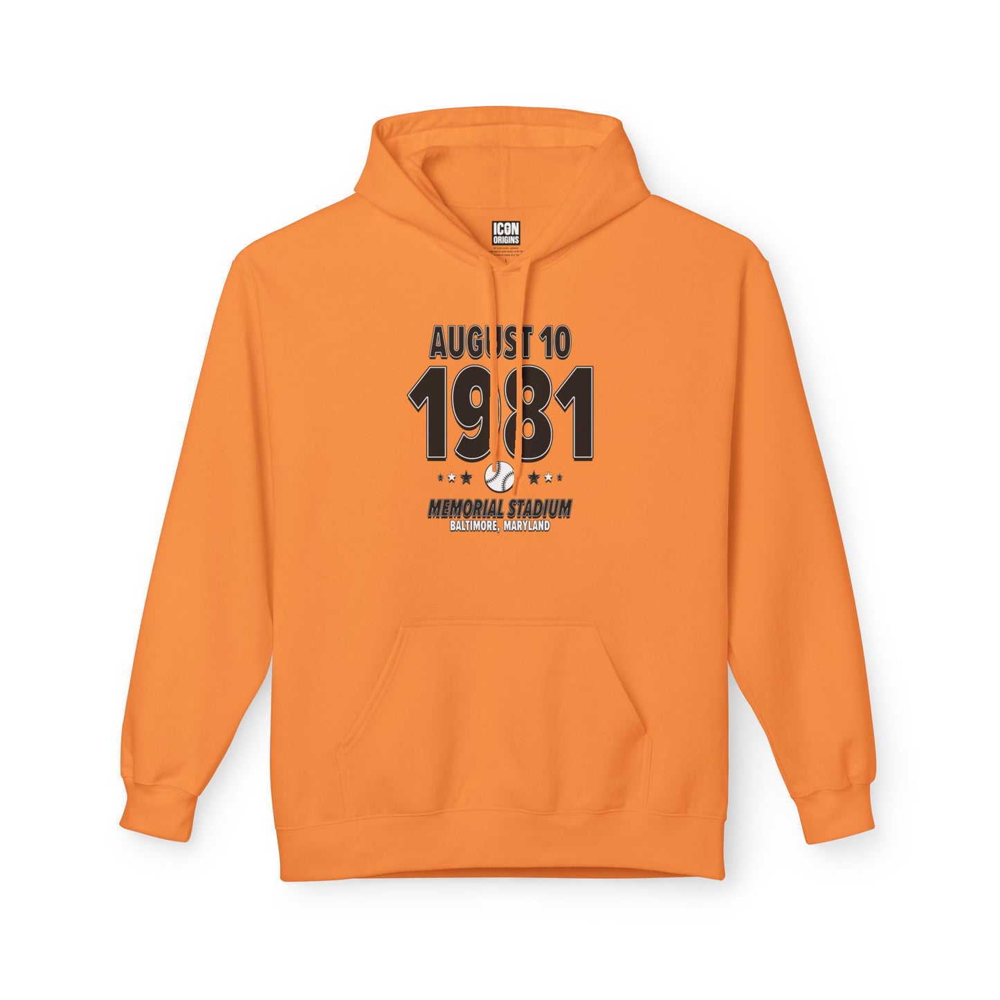 Baltimore Baseball – August 10, 1981 – Hoodie