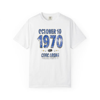 Buffalo Hockey – October 10, 1970 – Comfort Colors (Black & White)