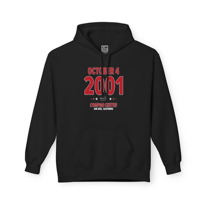 Detroit Hockey – October 4, 2001 – Hoodie (Black & White)