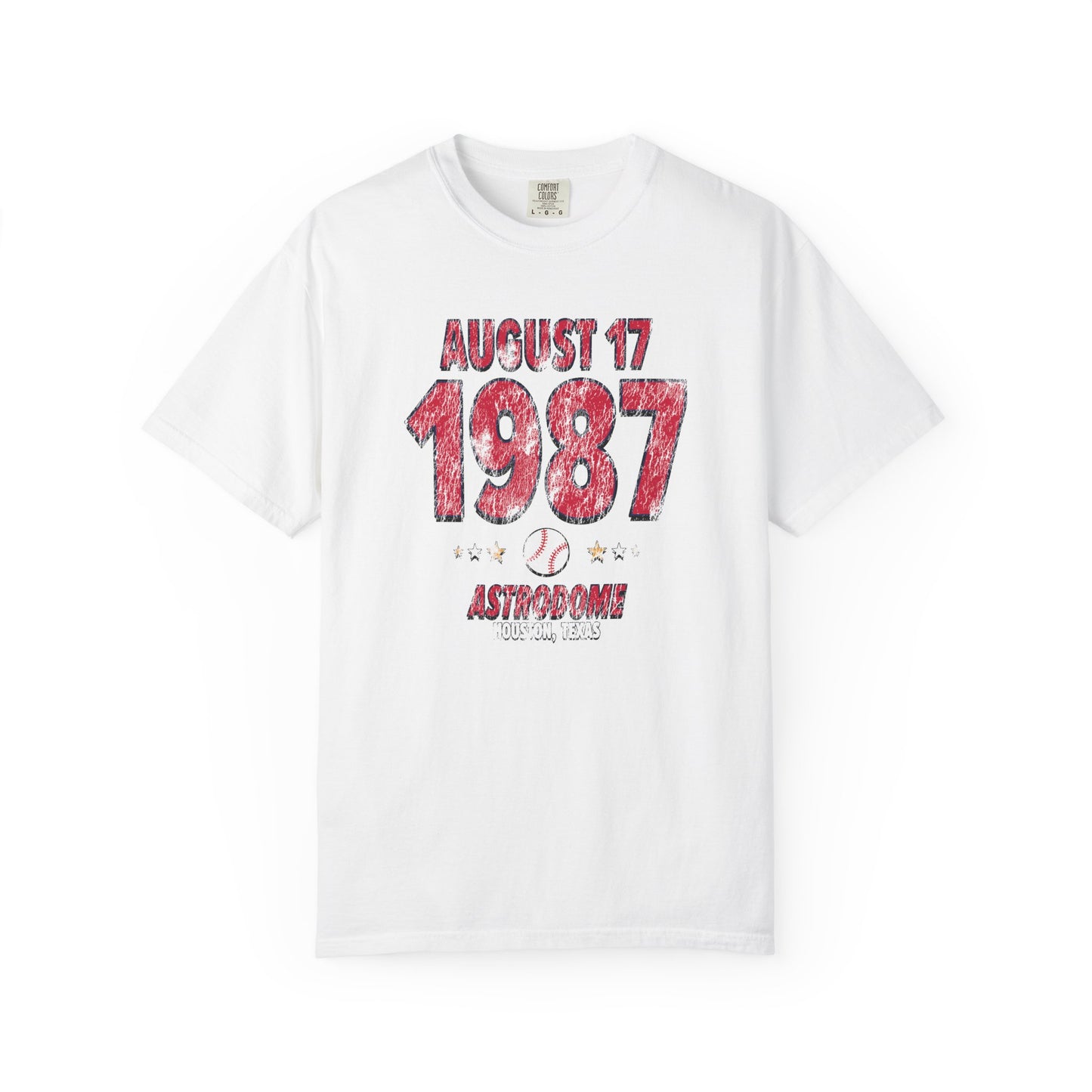 Atlanta Baseball – August 17, 1987 – Comfort Colors (Black & White)