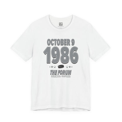 Los Angeles Hockey – October 9, 1986 – Origin Tee (Black & White)