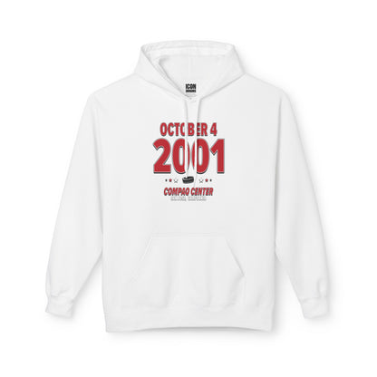 Detroit Hockey – October 4, 2001 – Hoodie (Black & White)