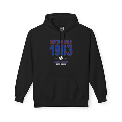 New York Baseball – September 6, 1983 – Hoodie (Black & White)