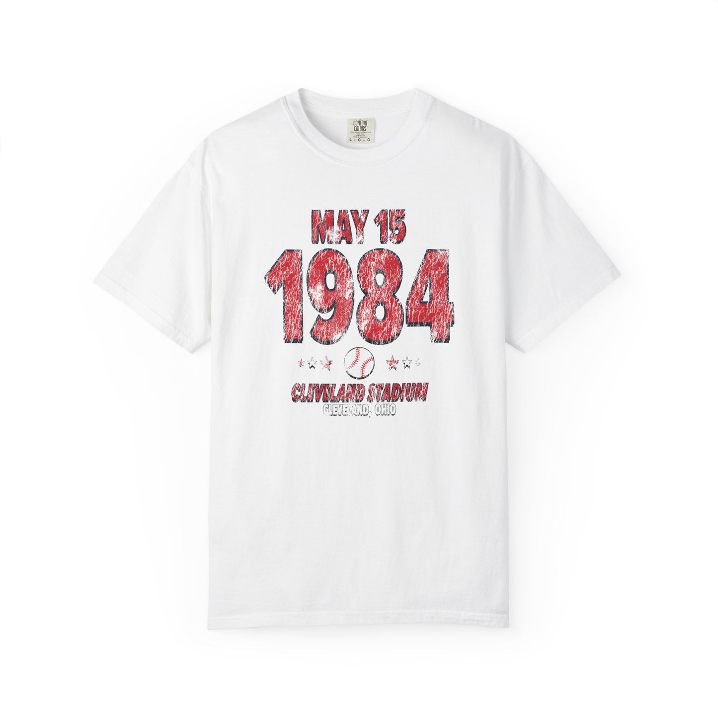 Boston Baseball – May 15, 1984 – Comfort Colors (Black & White)