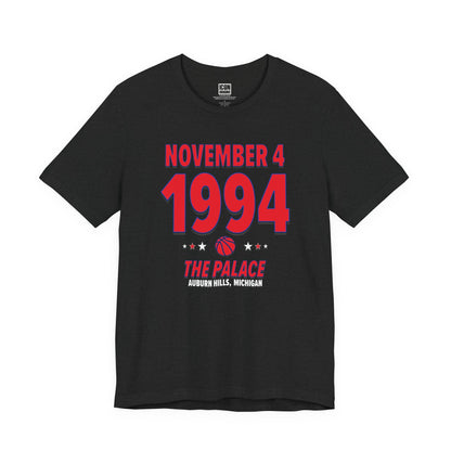Detroit Basketball – November 4, 1994 – Origin Tee (Black & White)