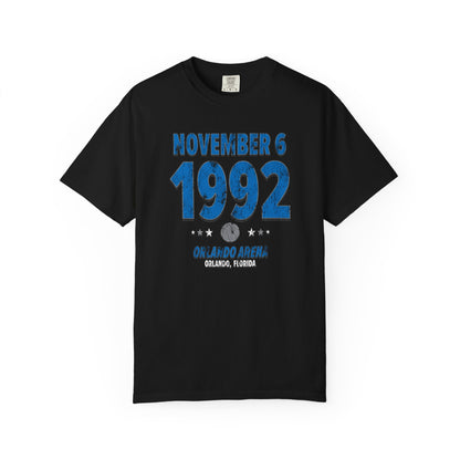 Orlando Basketball – November 6, 1992 – Comfort Colors (Black & White)