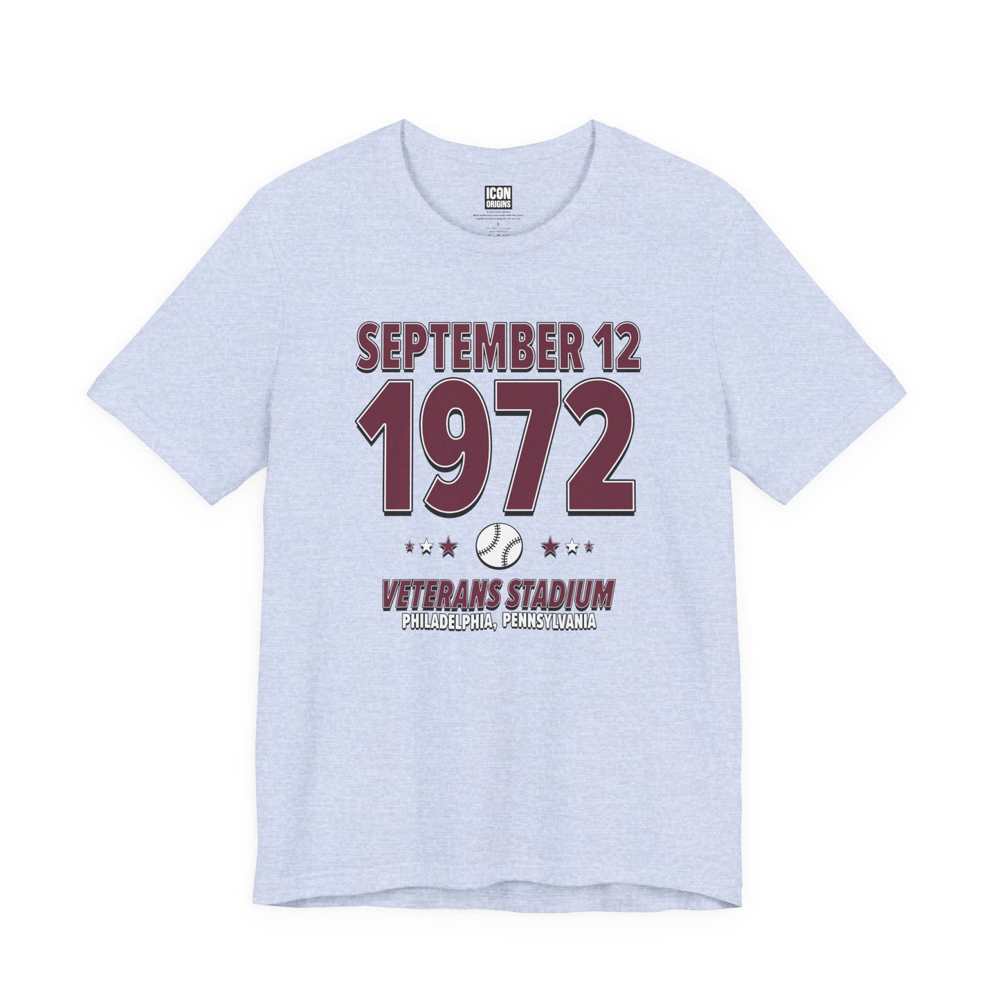 Philadelphia Baseball – September 12, 1972 – Origin Tee