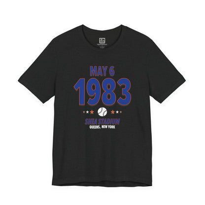 New York Baseball – May 6, 1983 – Origin Tee (Black & White)