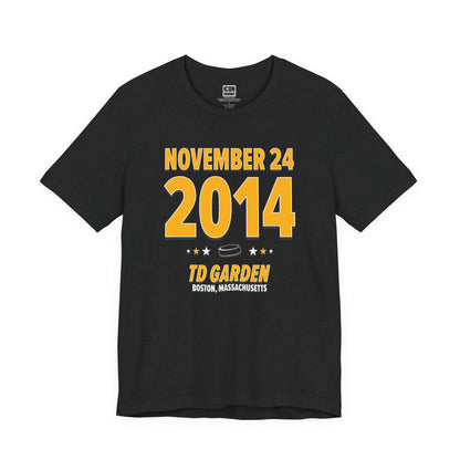 Boston Hockey – November 24, 2014 – Origin Tee (Black & White)