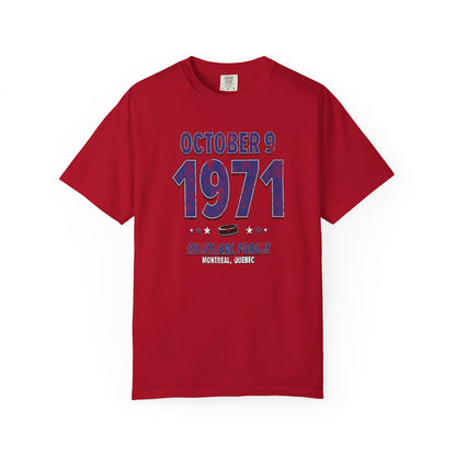 Montreal Hockey – October 9, 1971 – Comfort Colors