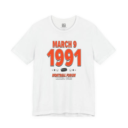 Philadelphia Hockey – March 9, 1991 – Origin Tee (Black & White)