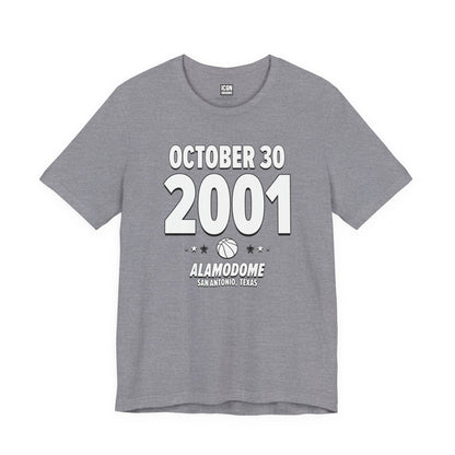 San Antonio Basketball – October 30, 2001 – Origin Tee