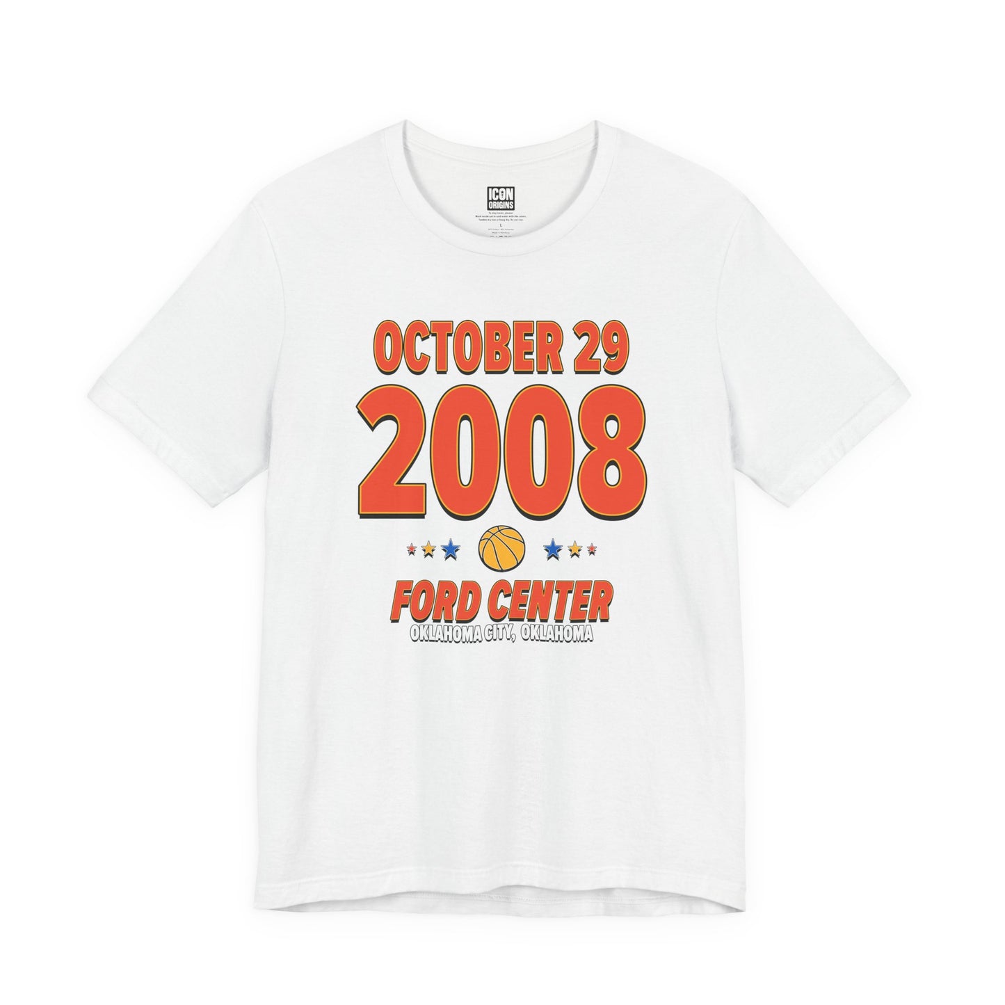 Oklahoma City Basketball – October 29, 2008 – Origin Tee (Black & White)