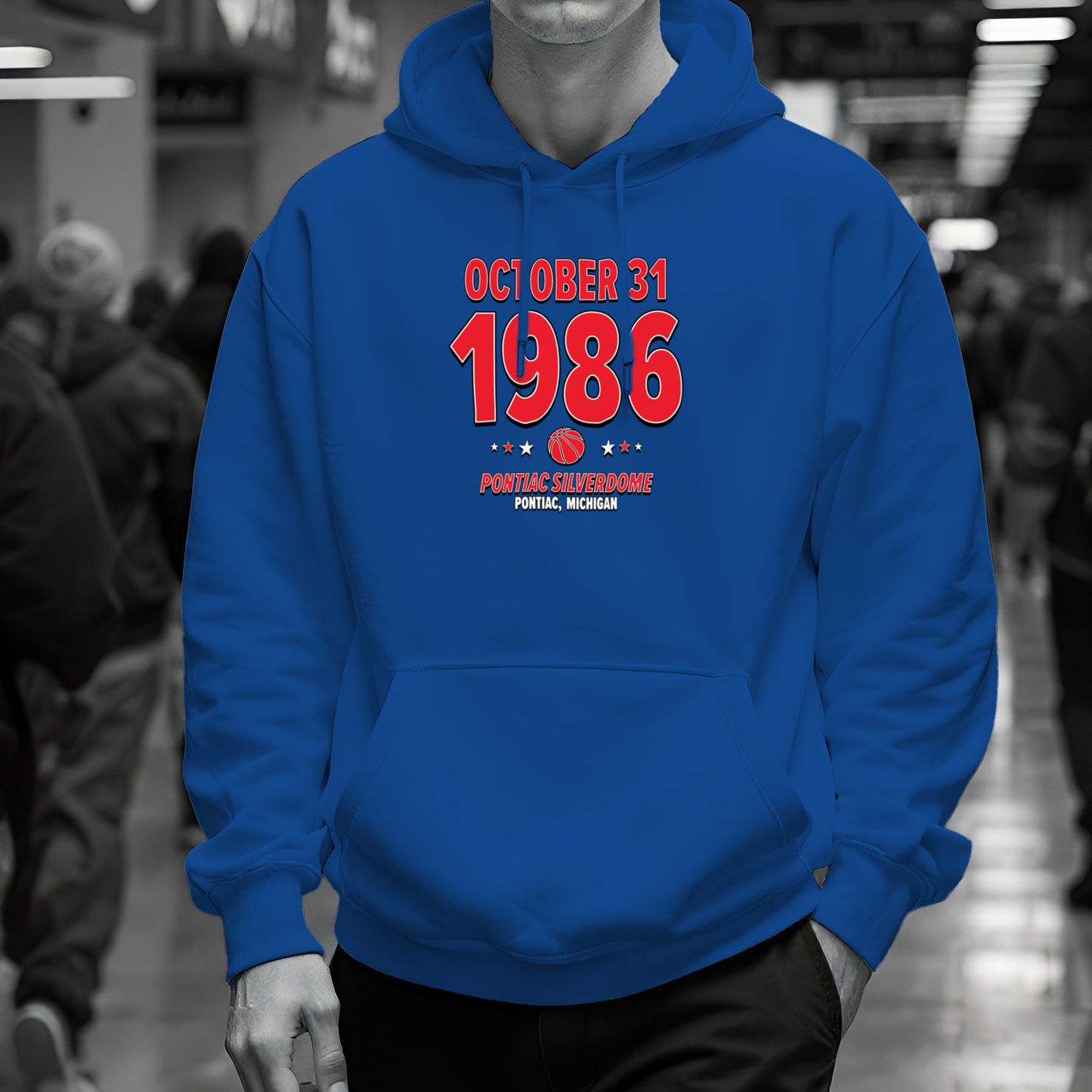 Detroit Basketball – October 31, 1986 – Hoodie