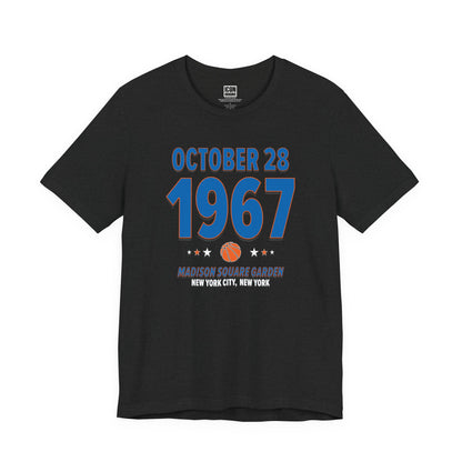 New York Basketball – October 28, 1967 – Origin Tee (Black & White)