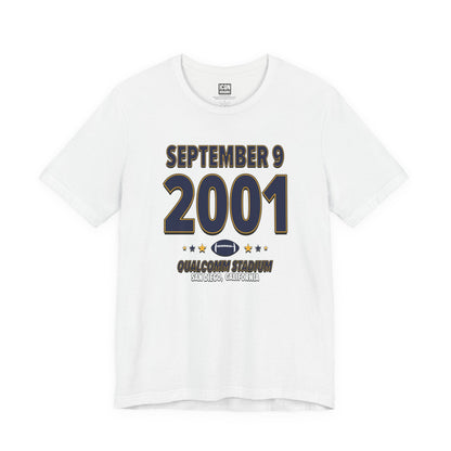 San Diego Football – September 9, 2001 – Origin Tee (Black & White)