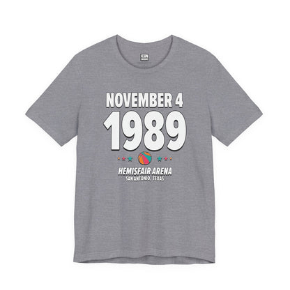 San Antonio Basketball – November 4, 1989 – Origin Tee