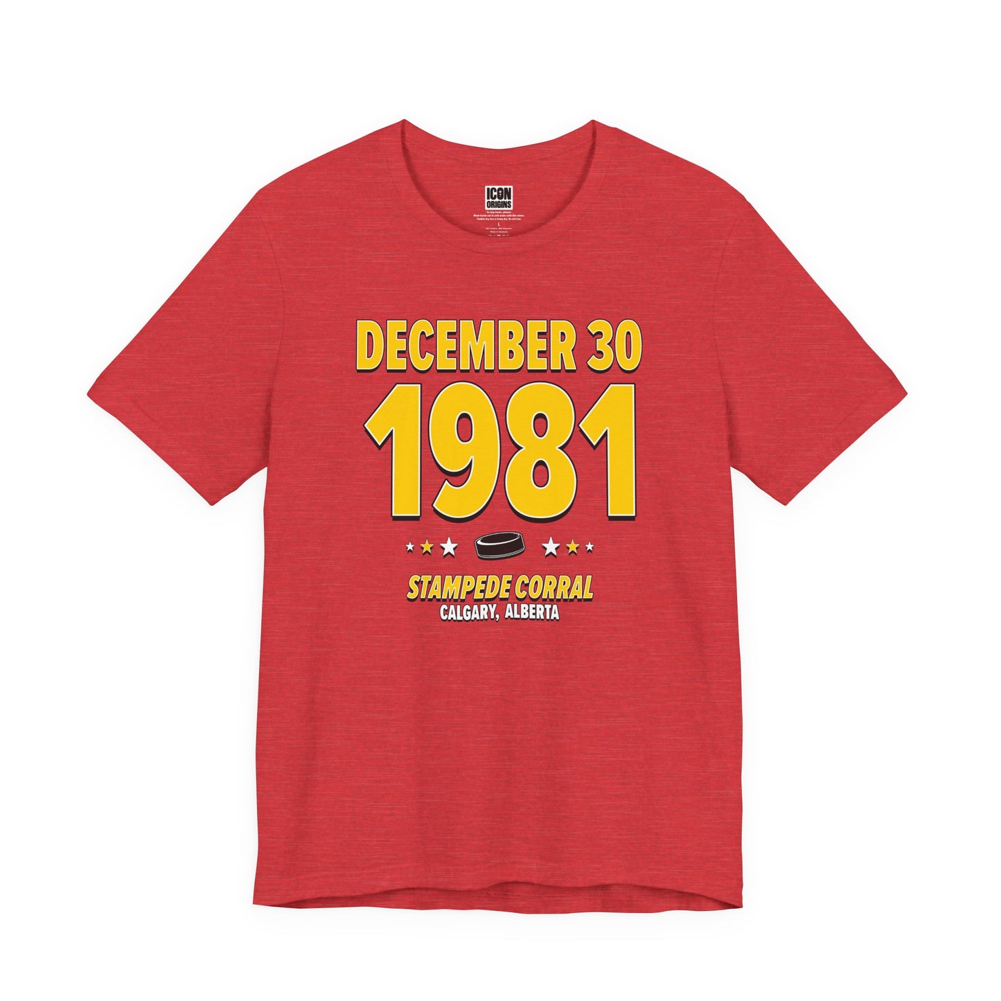 Calgary Hockey – December 30, 1981 – Origin Tee