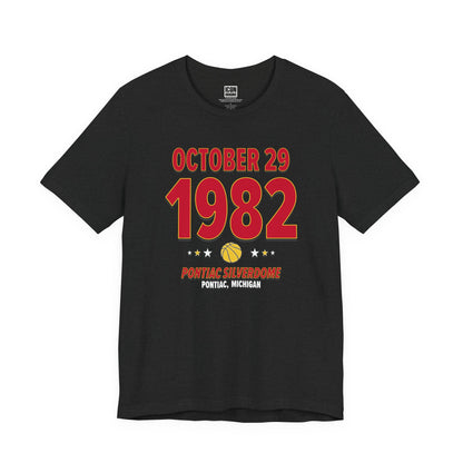 Atlanta Basketball – October 29, 1982 – Origin Tee (Black & White)