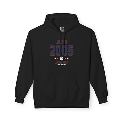 Detroit Baseball – July 4, 2005 – Hoodie (Black & White)