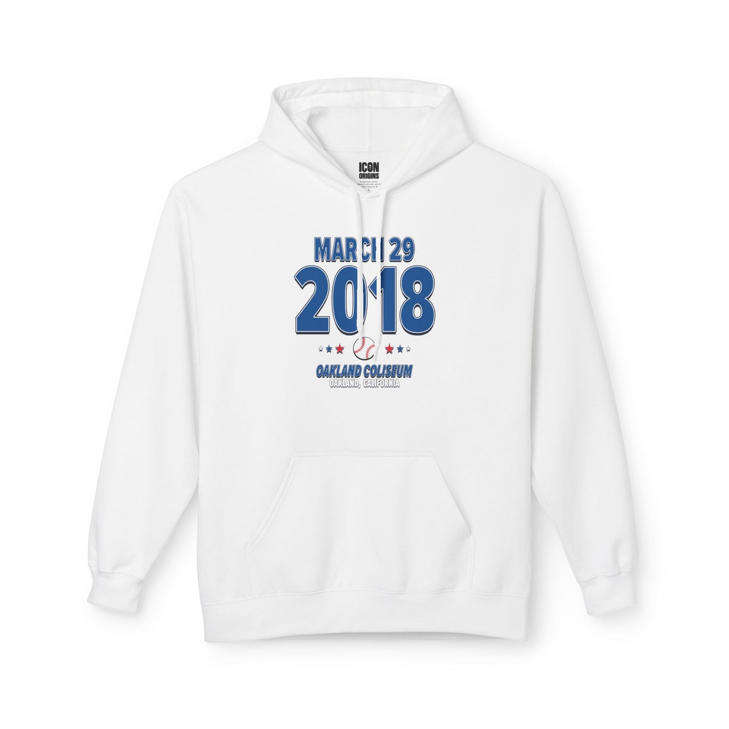 Los Angeles Baseball – March 29, 2018 – Hoodie (Black & White)
