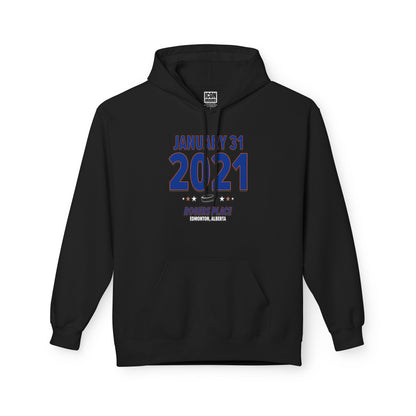 Edmonton Hockey – January 31, 2021 – Hoodie (Black & White)