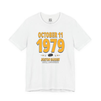 Boston Hockey – October 11, 1979 – Origin Tee (Black & White)