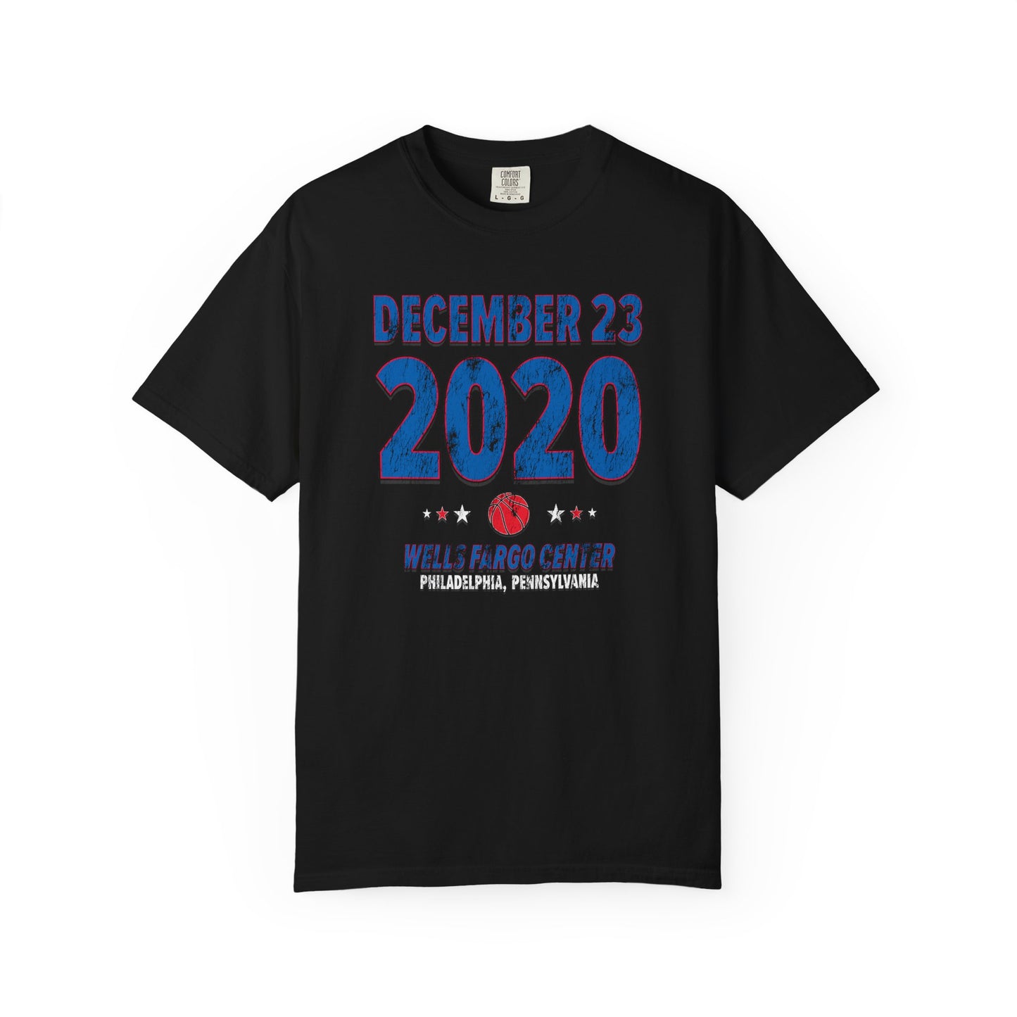 Philadelphia Basketball – December 23, 2020 – Comfort Colors (Black & White)