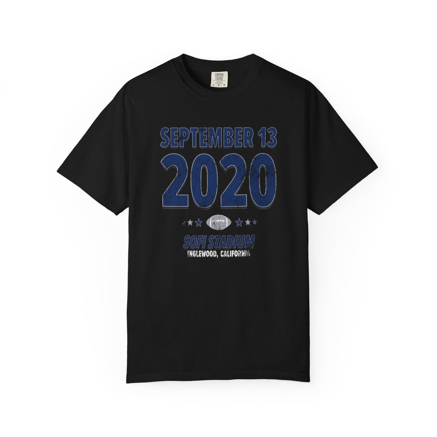 Dallas Football – September 13, 2020 – Comfort Colors (Black & White)